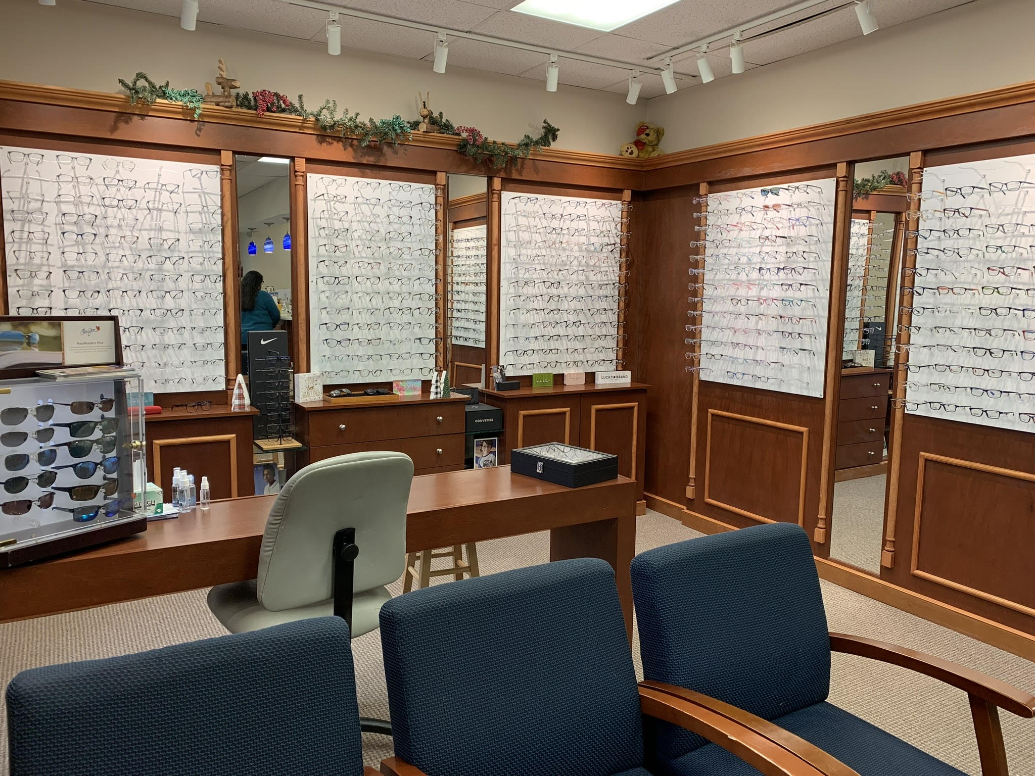 Holding Eye Care Equipment